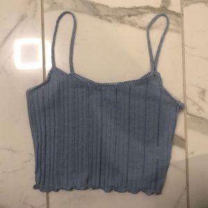 PacSun blue crop top
